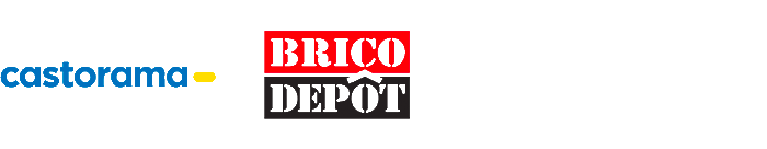 Logos of Castorama and Brico Depôt.